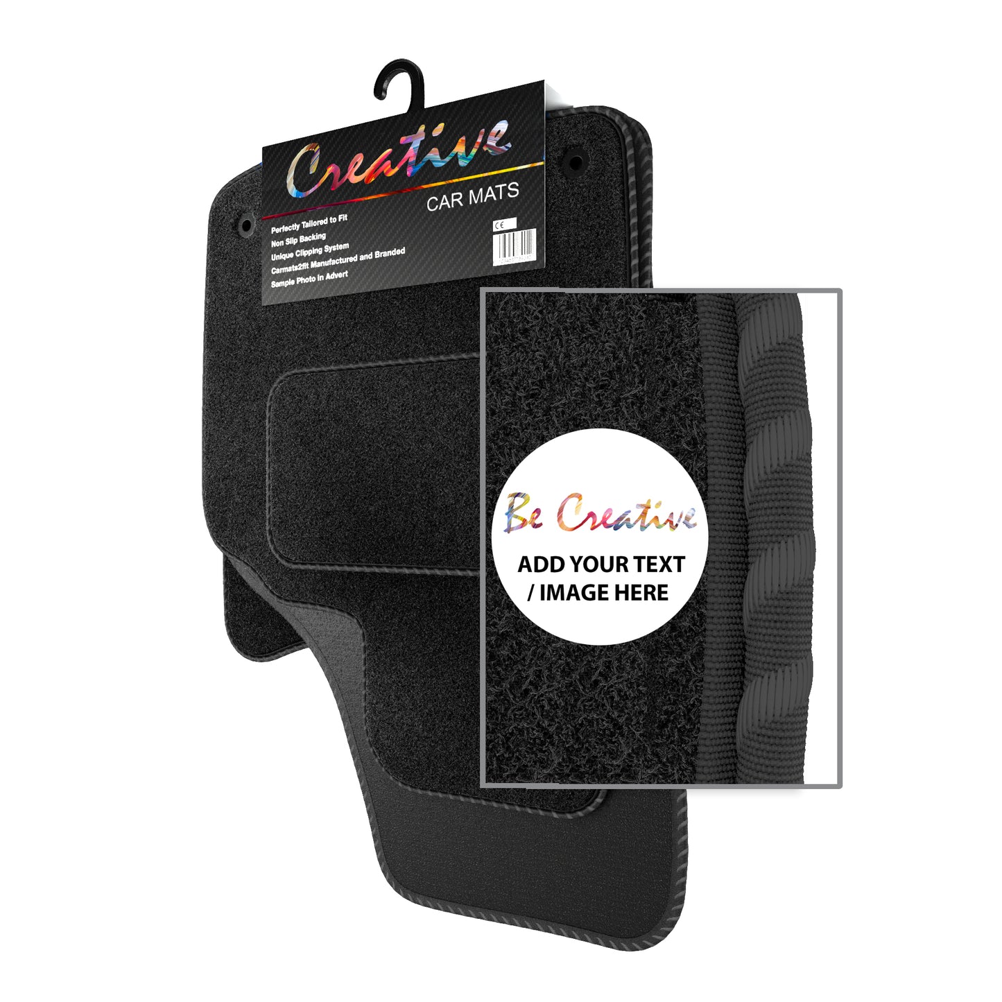 Personalised Logo Text Image Order Form for Deluxe Tailored Car Mats