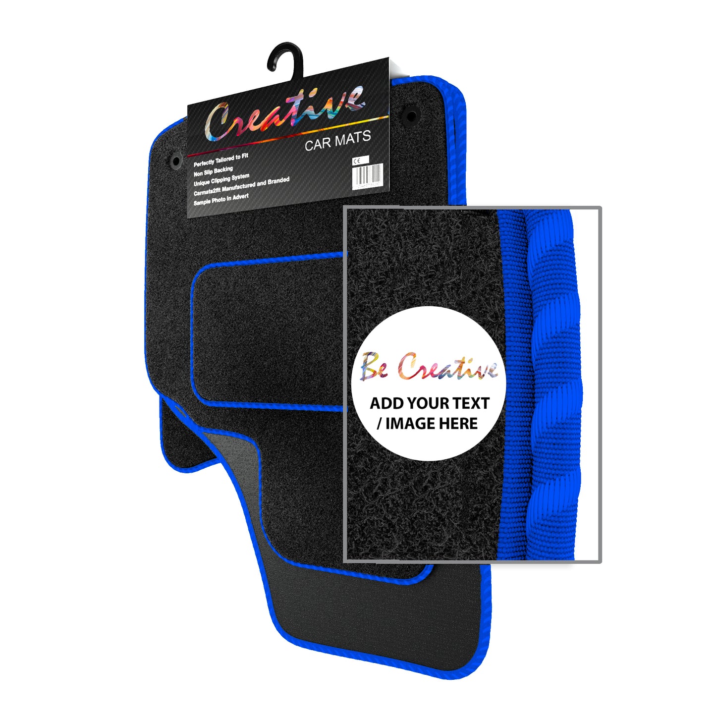 Personalised Logo Text Image Order Form for Deluxe Tailored Car Mats