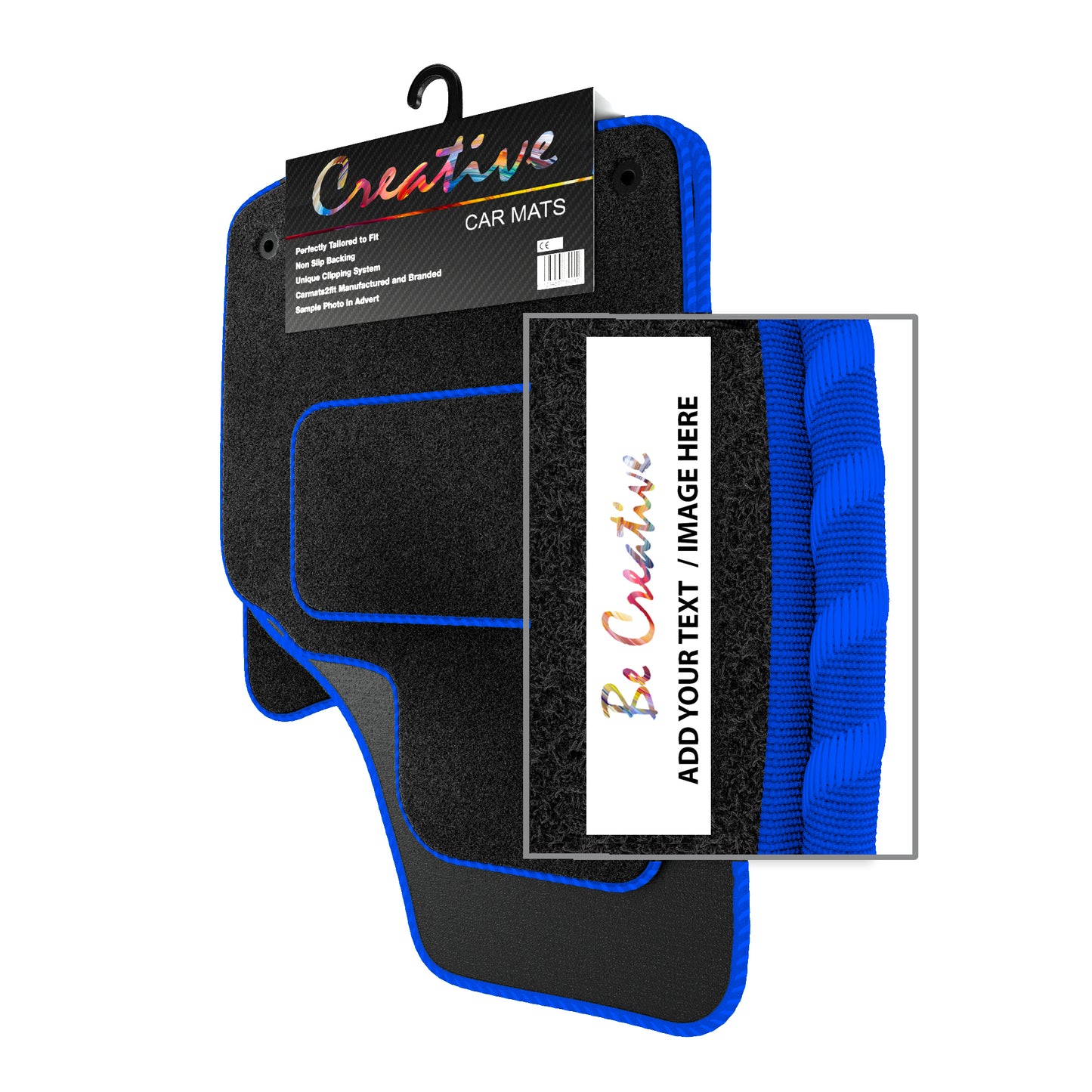 Personalised Logo Text Image Order Form for Deluxe Tailored Car Mats