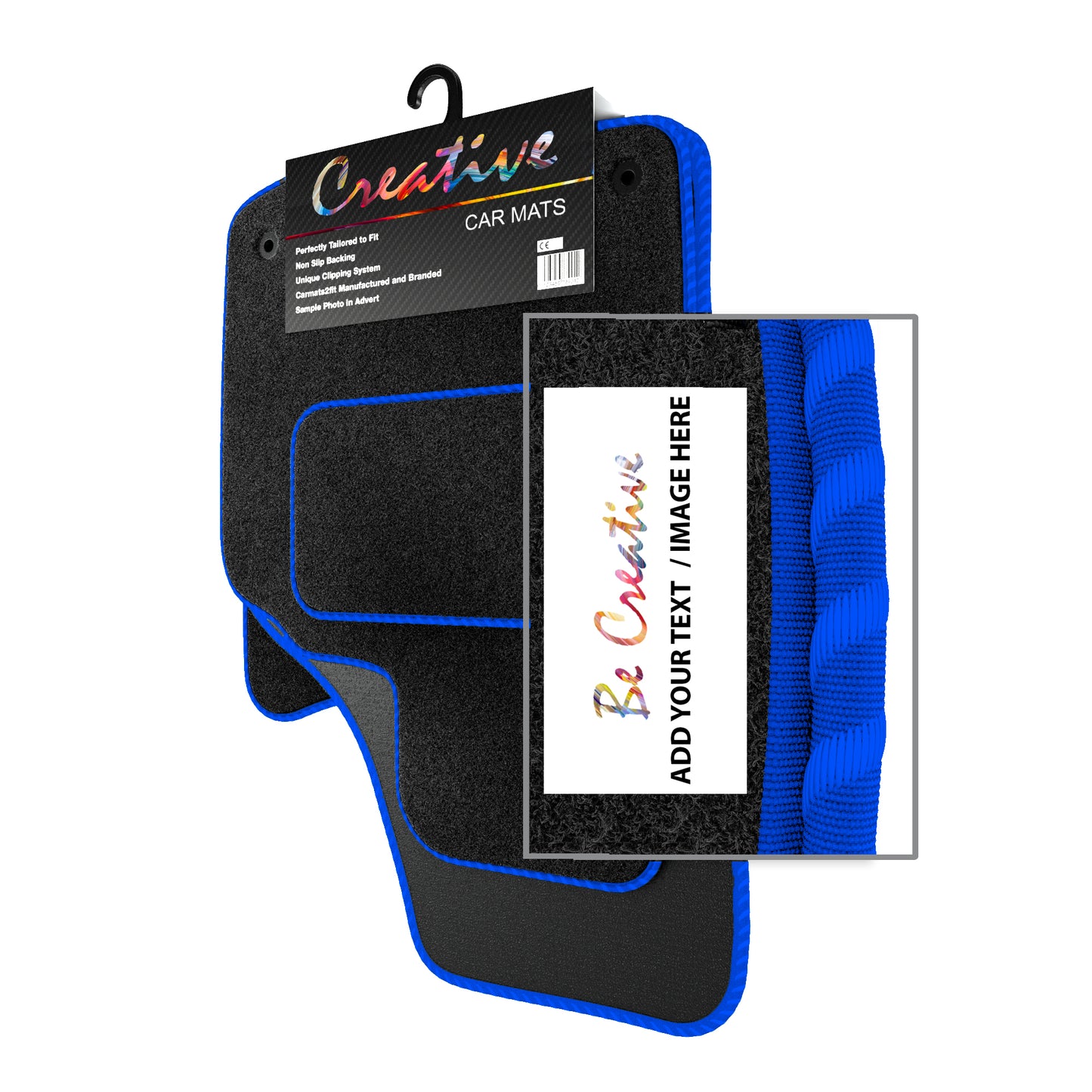 Personalised Logo Text Image Order Form for Deluxe Tailored Car Mats