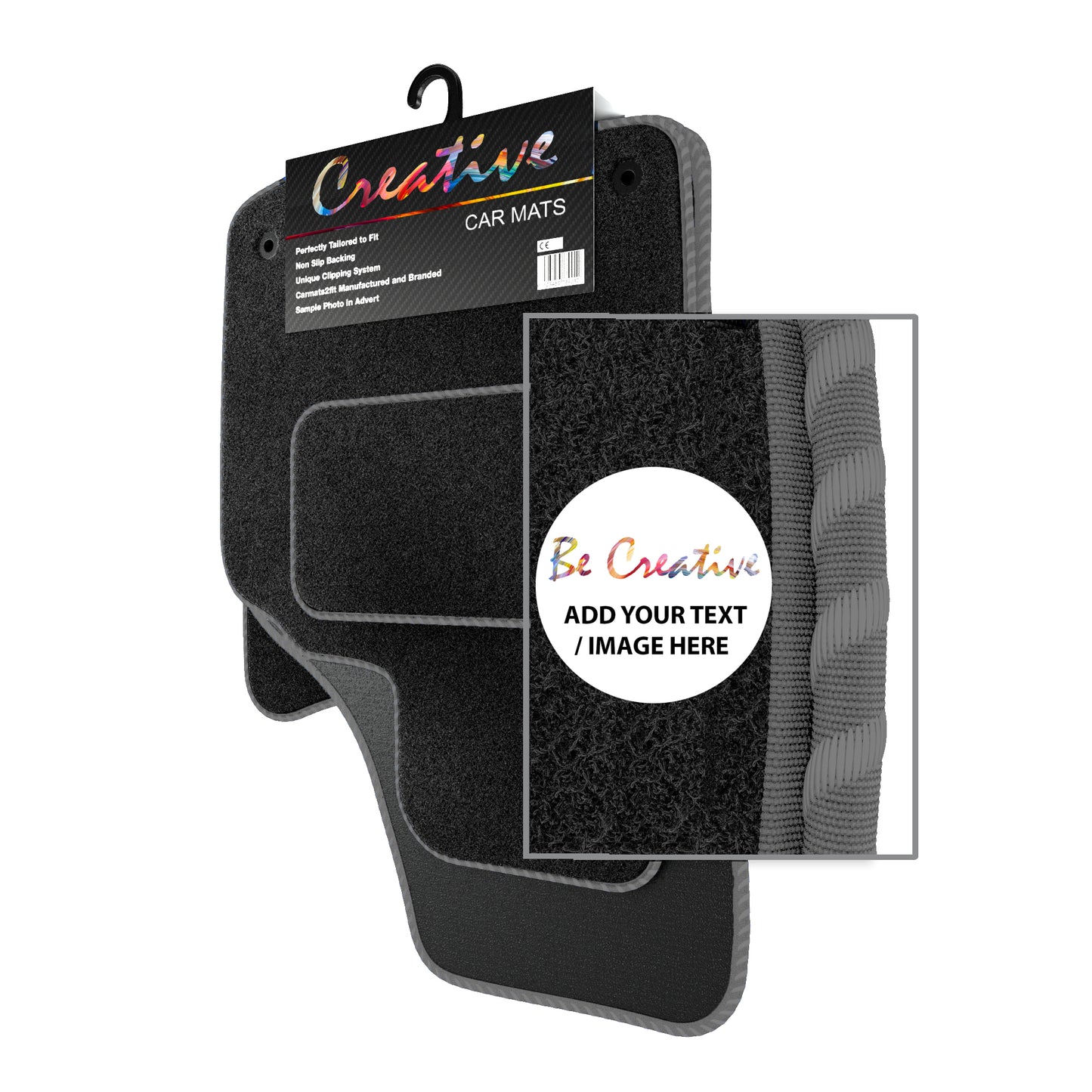 Personalised Logo Text Image Order Form for Deluxe Tailored Car Mats