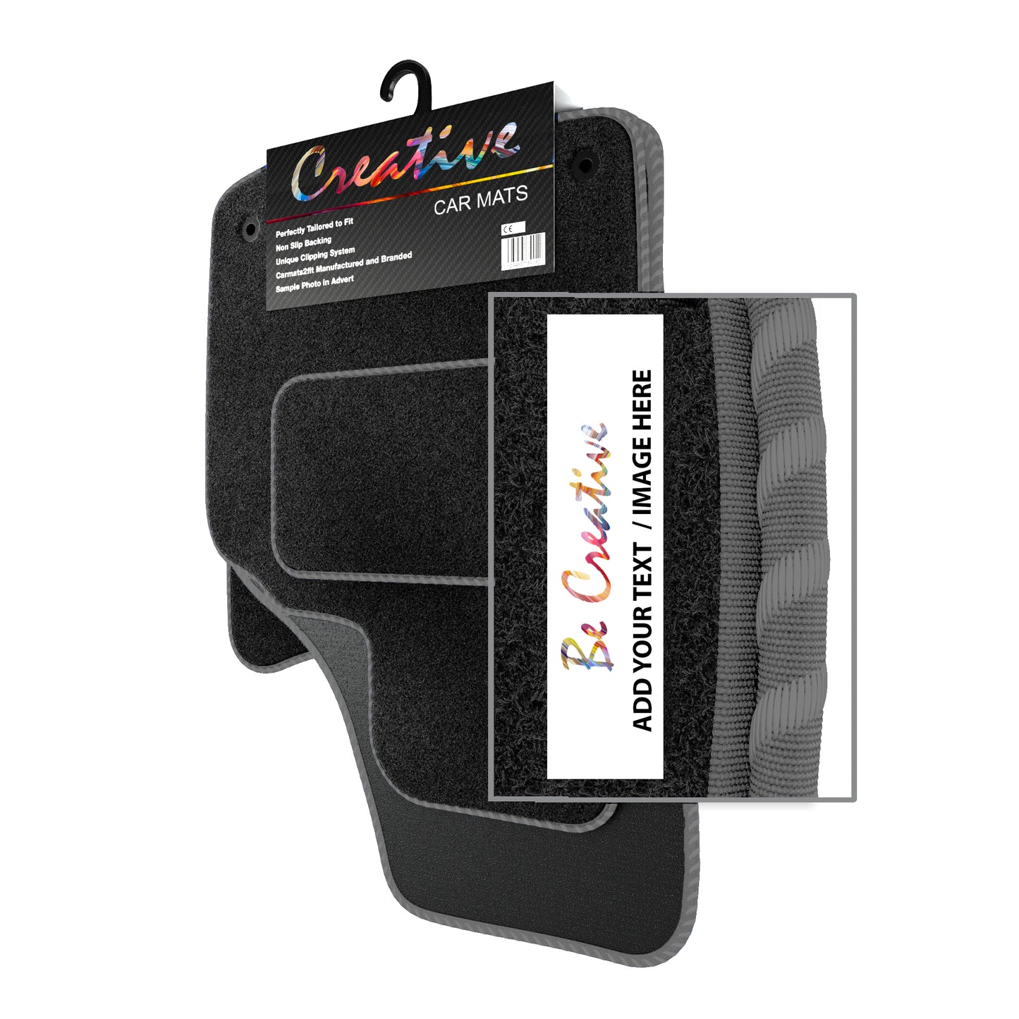 Personalised Logo Text Image Order Form for Deluxe Tailored Car Mats