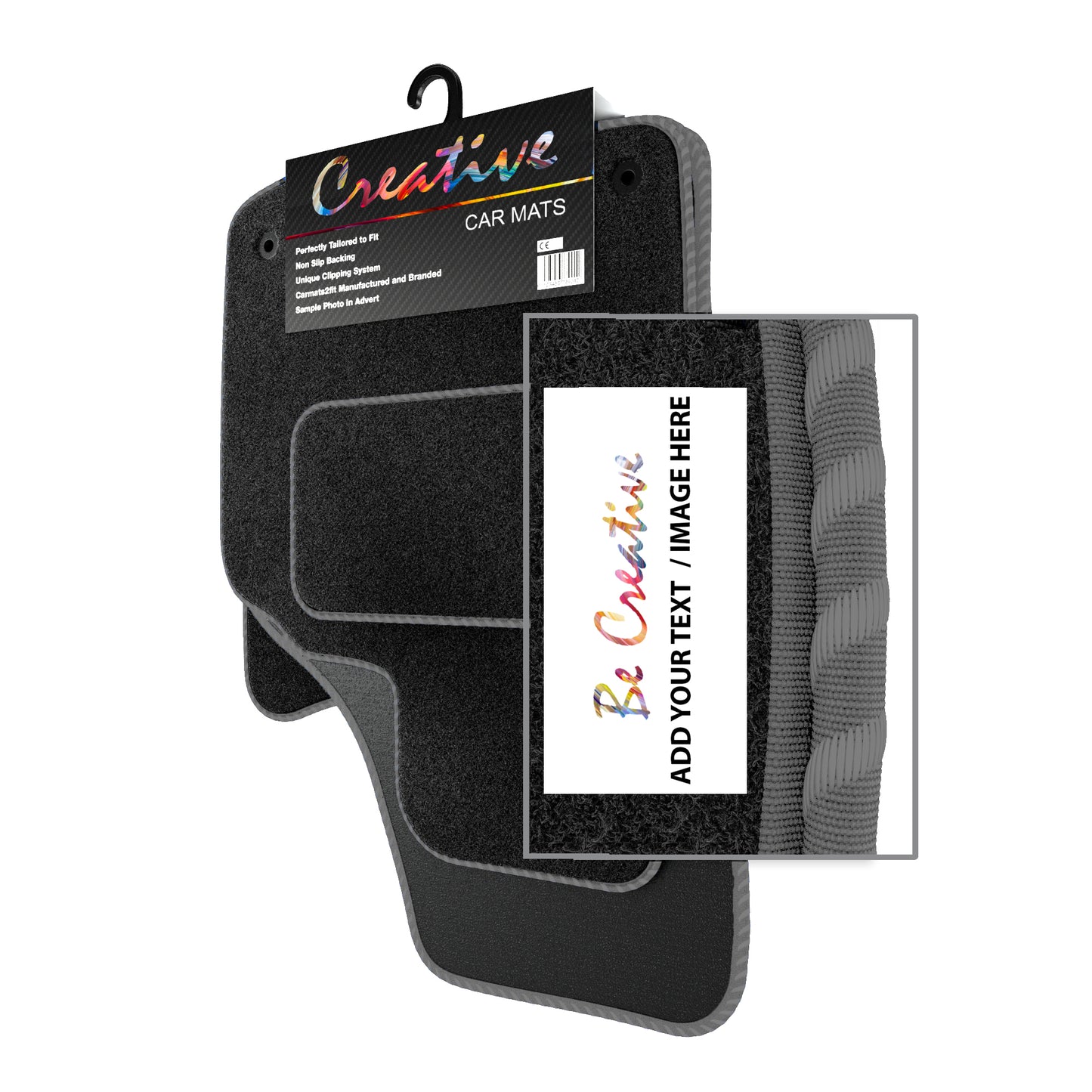 Personalised Logo Text Image Order Form for Deluxe Tailored Car Mats