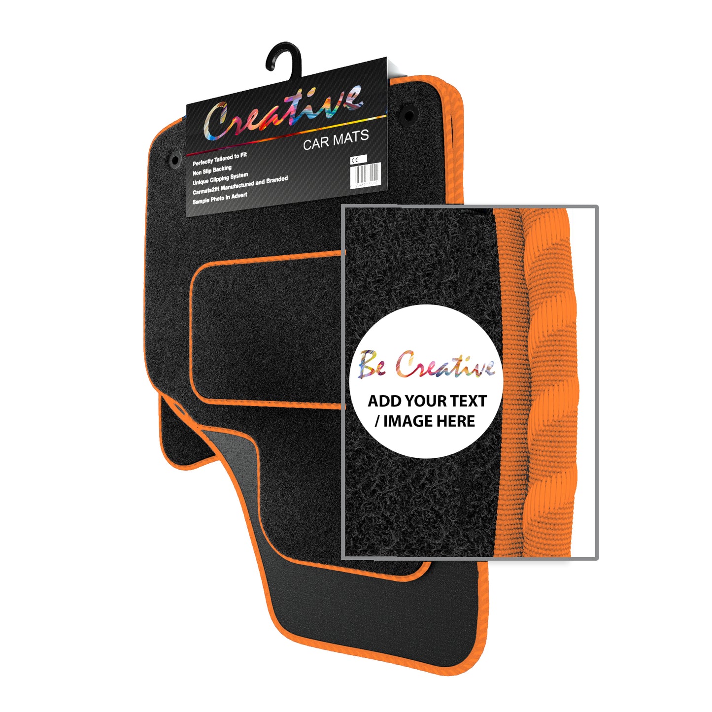 Personalised Logo Text Image Order Form for Deluxe Tailored Car Mats