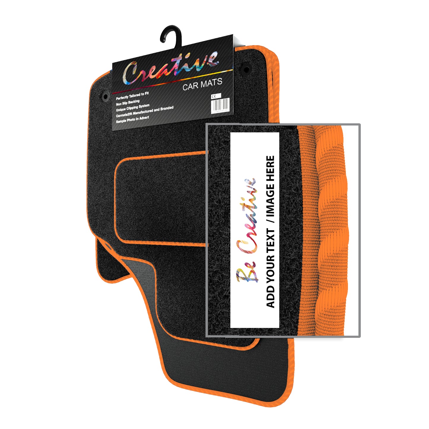 Personalised Logo Text Image Order Form for Deluxe Tailored Car Mats