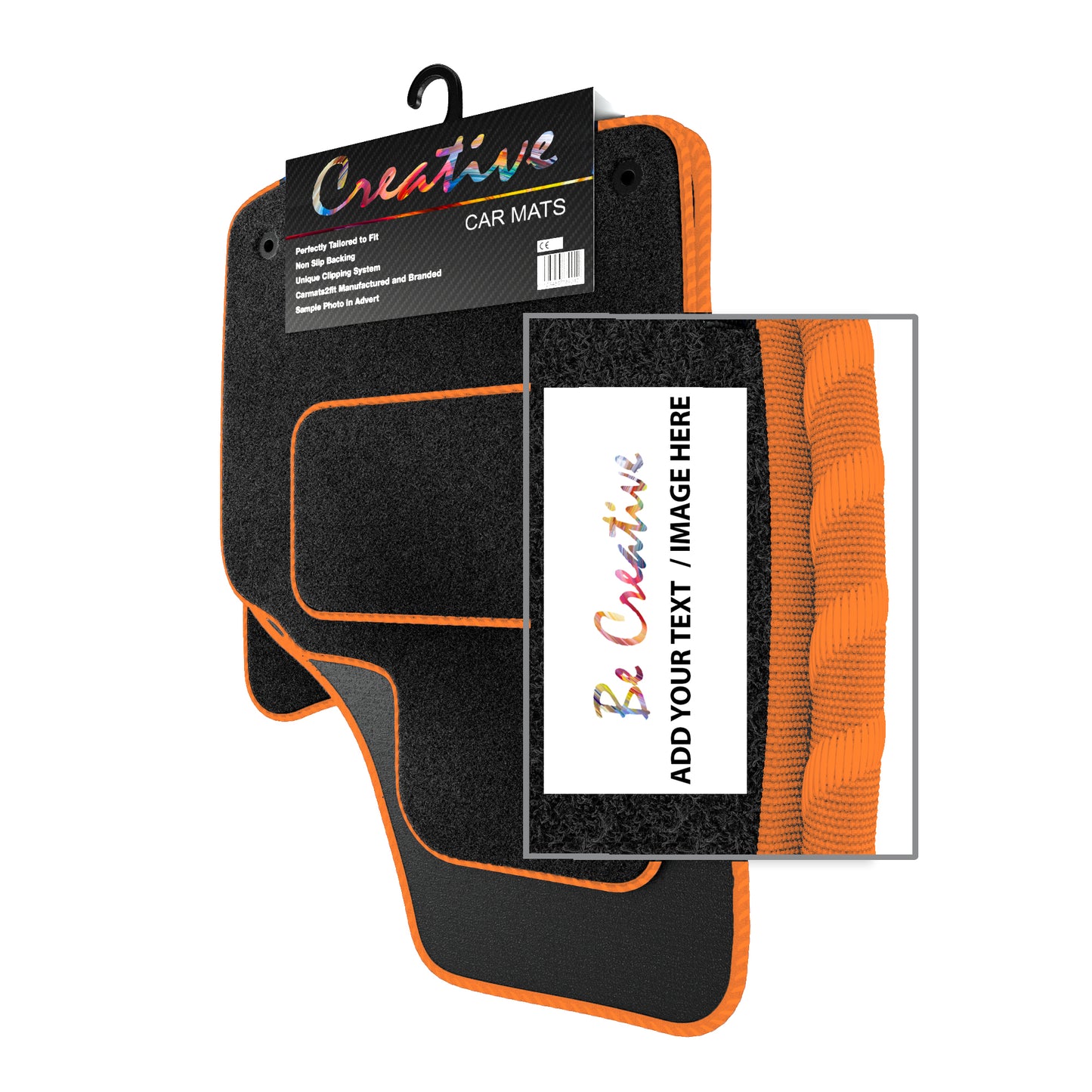 Personalised Logo Text Image Order Form for Deluxe Tailored Car Mats