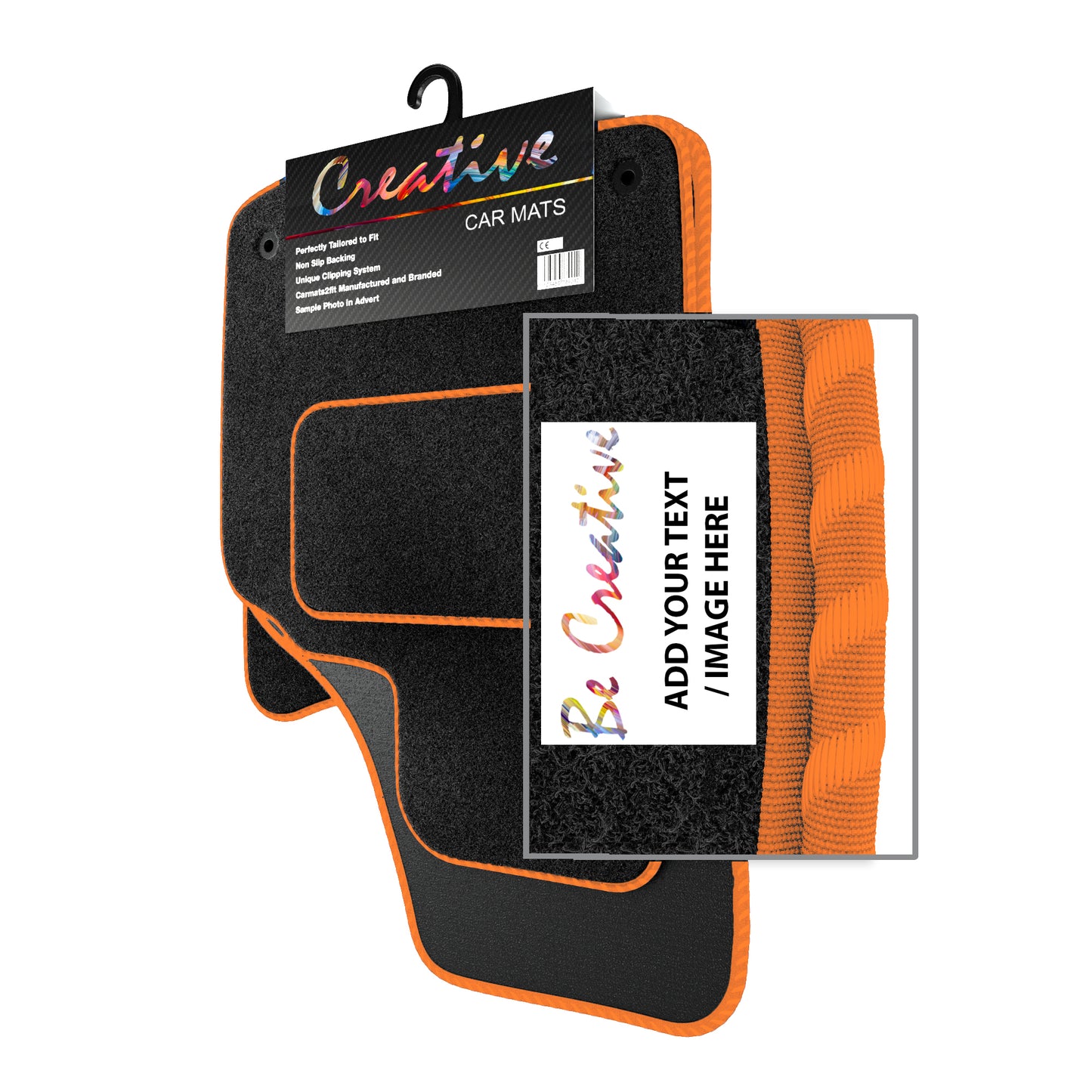 Personalised Logo Text Image Order Form for Deluxe Tailored Car Mats