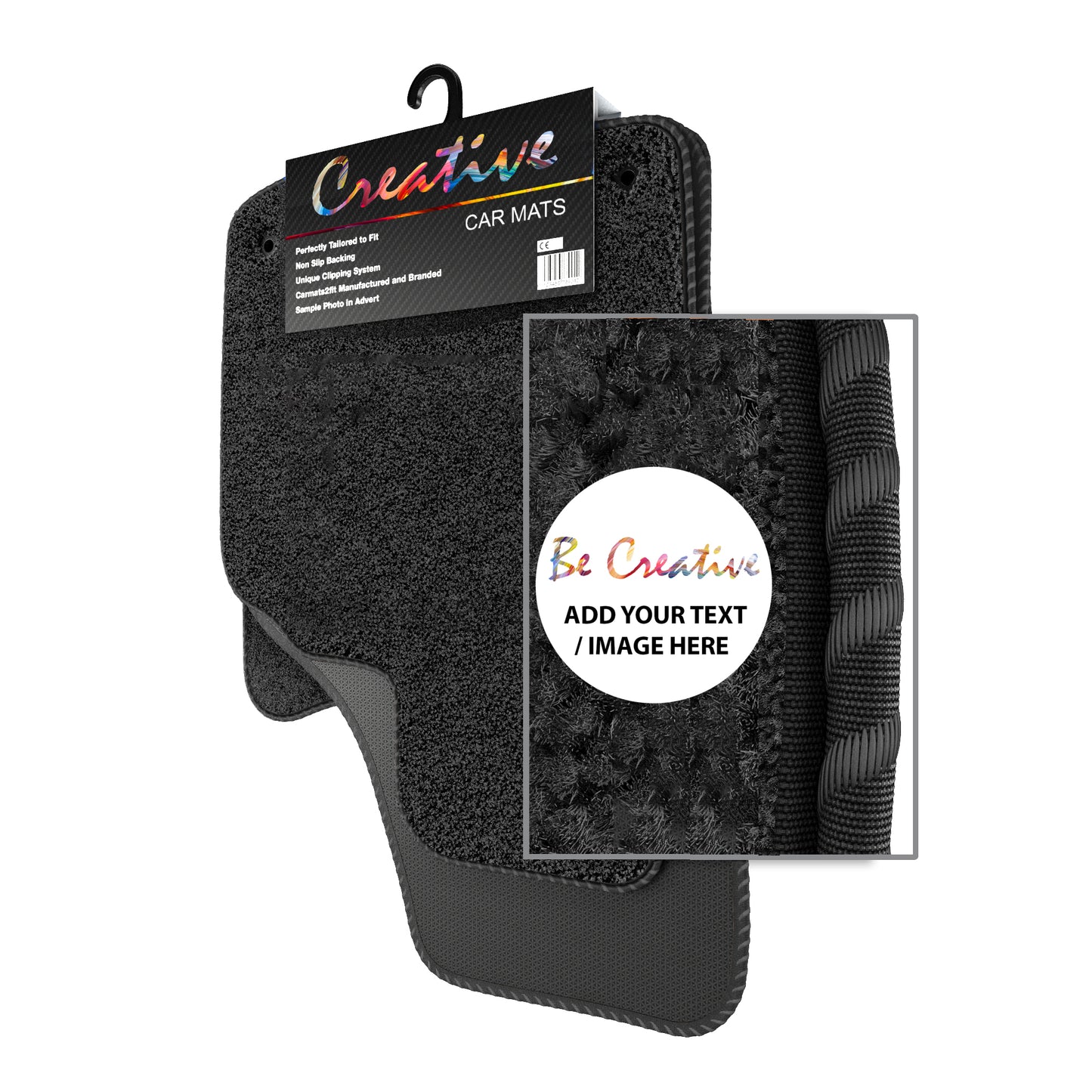 Personalised Logo Text Image Order Form for Deluxe Tailored Car Mats