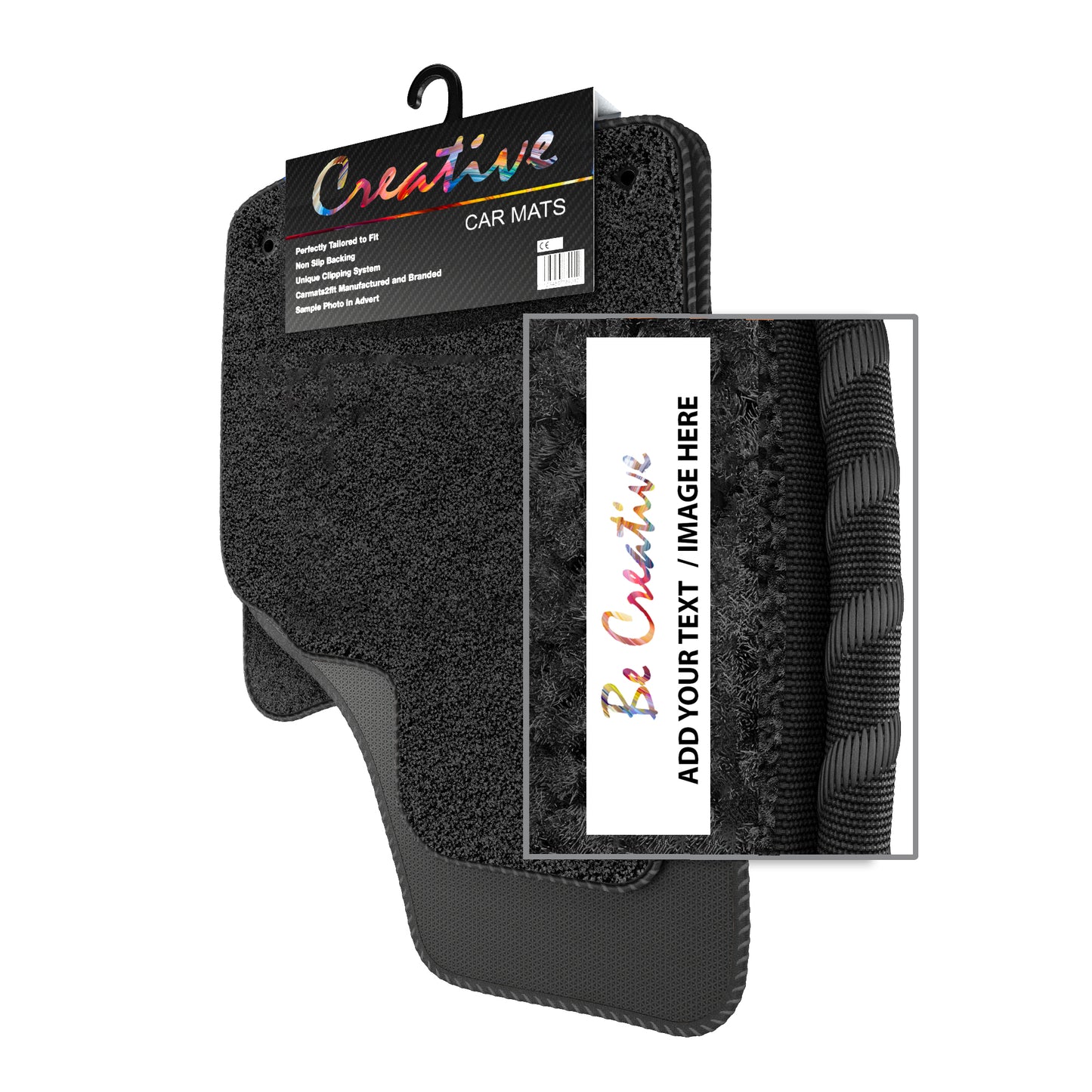 Personalised Logo Text Image Order Form for Deluxe Tailored Car Mats