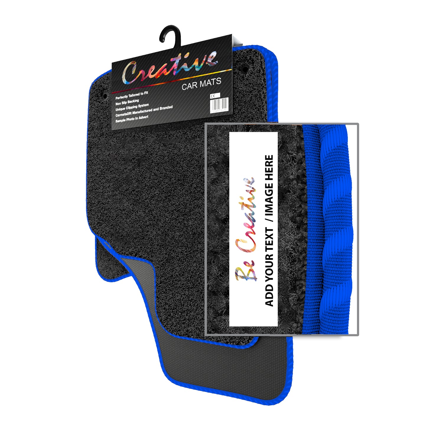 Personalised Logo Text Image Order Form for Deluxe Tailored Car Mats