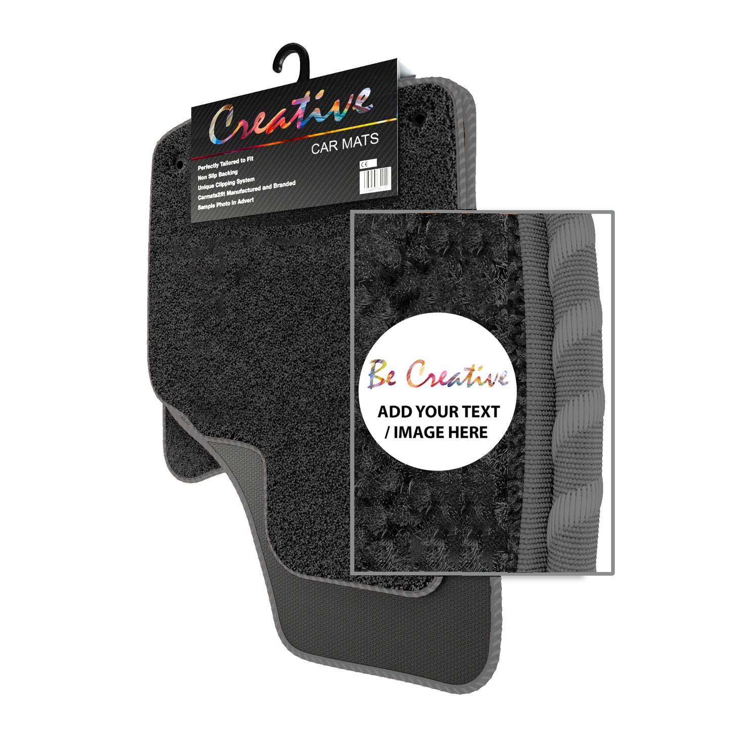 Personalised Logo Text Image Order Form for Deluxe Tailored Car Mats