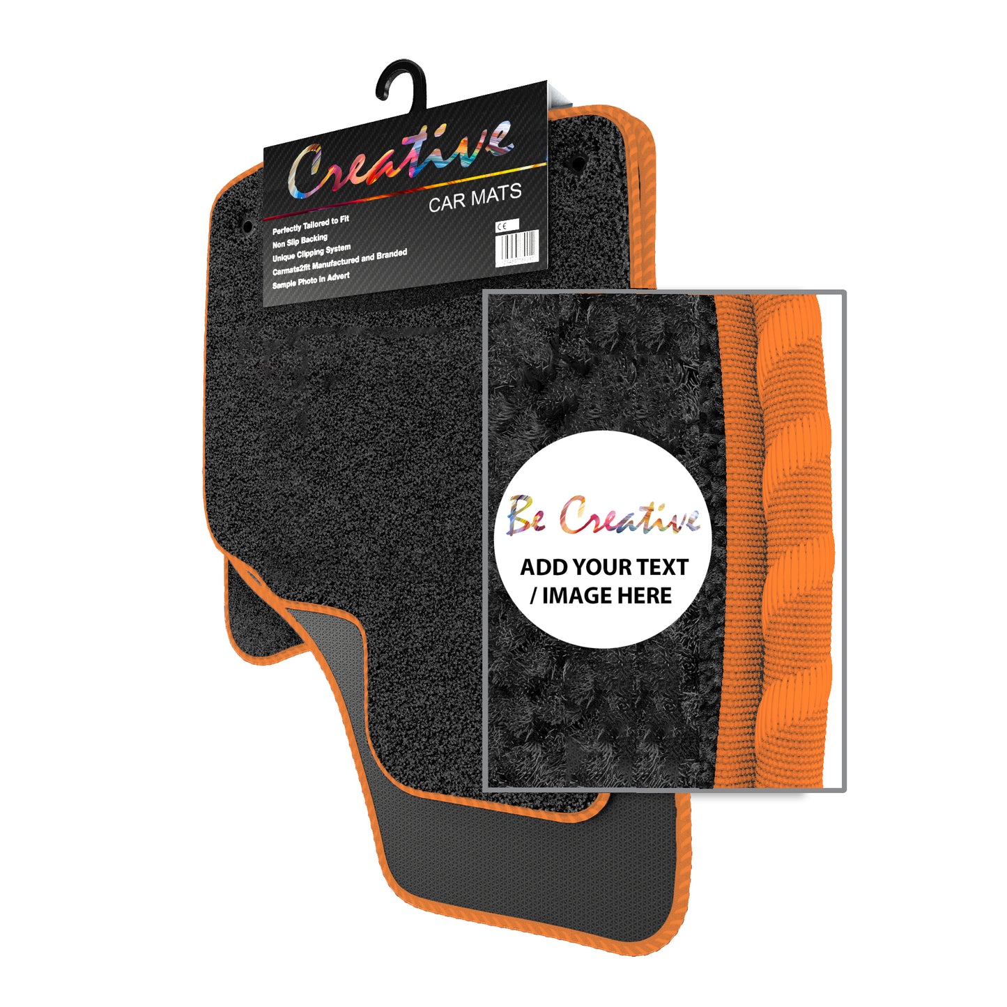 Personalised Logo Text Image Order Form for Deluxe Tailored Car Mats