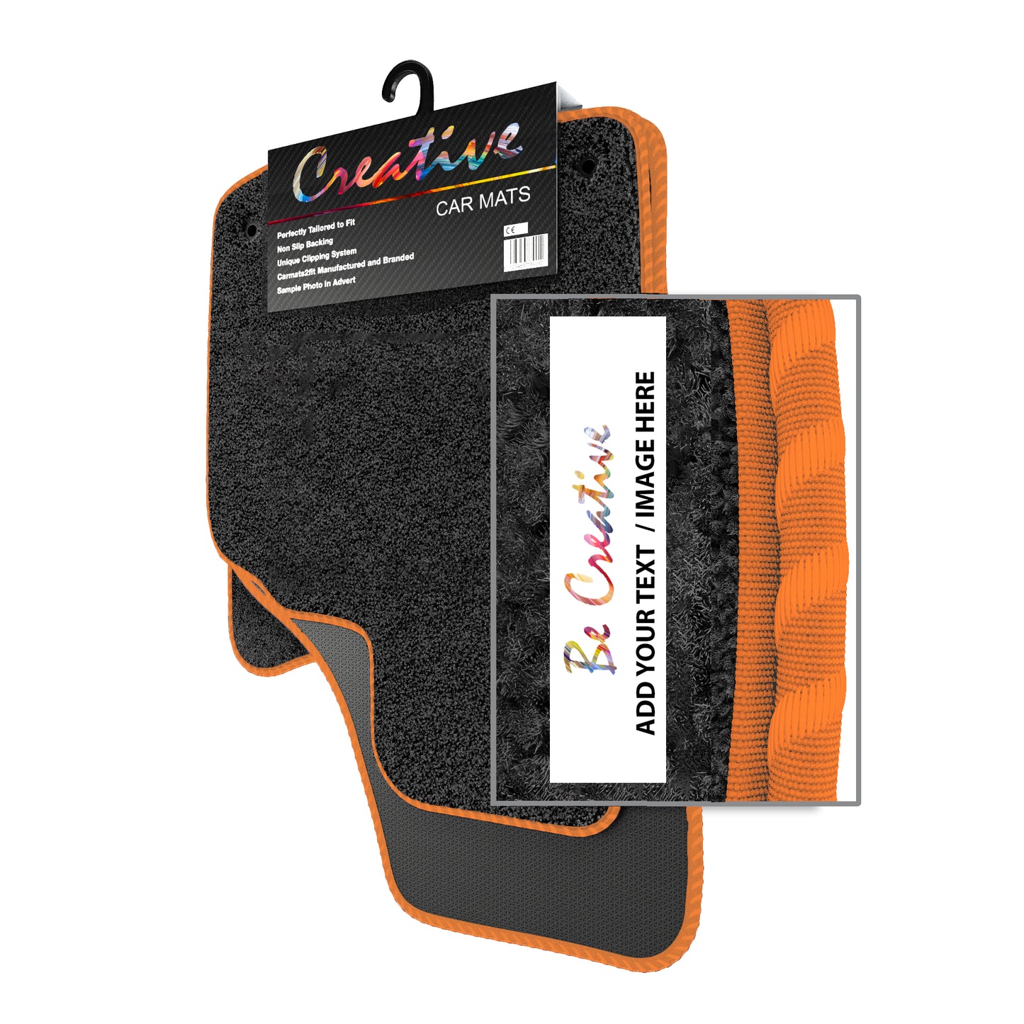 Personalised Logo Text Image Order Form for Deluxe Tailored Car Mats