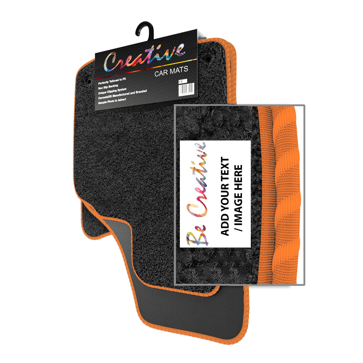 Personalised Logo Text Image Order Form for Deluxe Tailored Car Mats