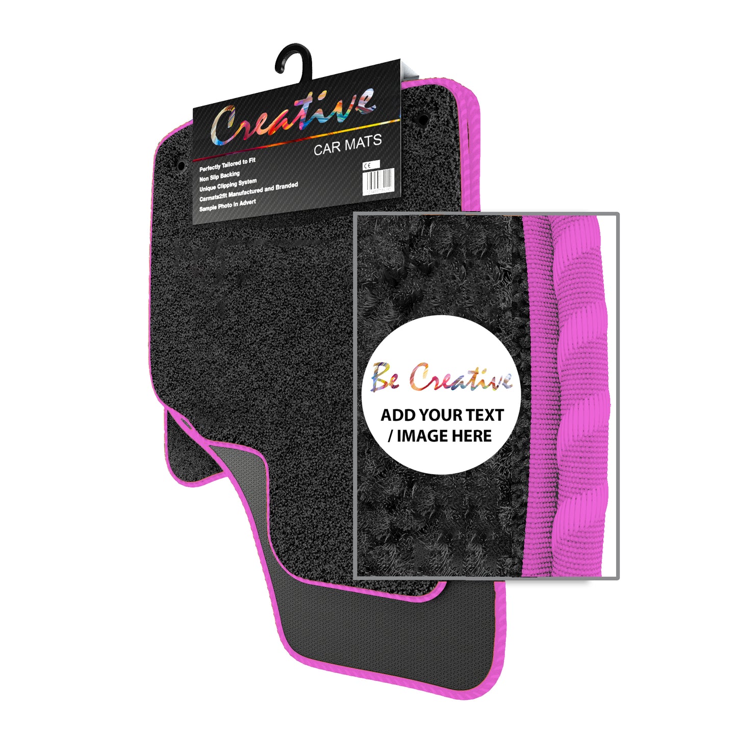 Personalised Logo Text Image Order Form for Deluxe Tailored Car Mats