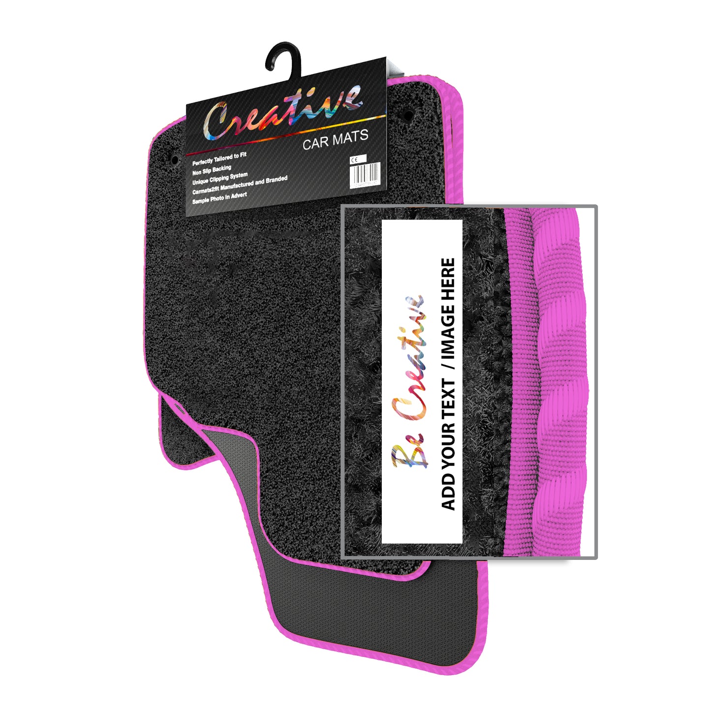 Personalised Logo Text Image Order Form for Deluxe Tailored Car Mats