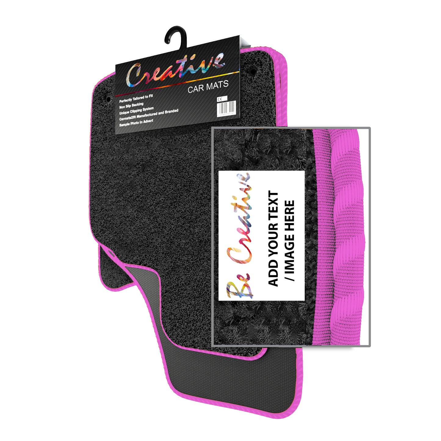 Personalised Logo Text Image Order Form for Deluxe Tailored Car Mats