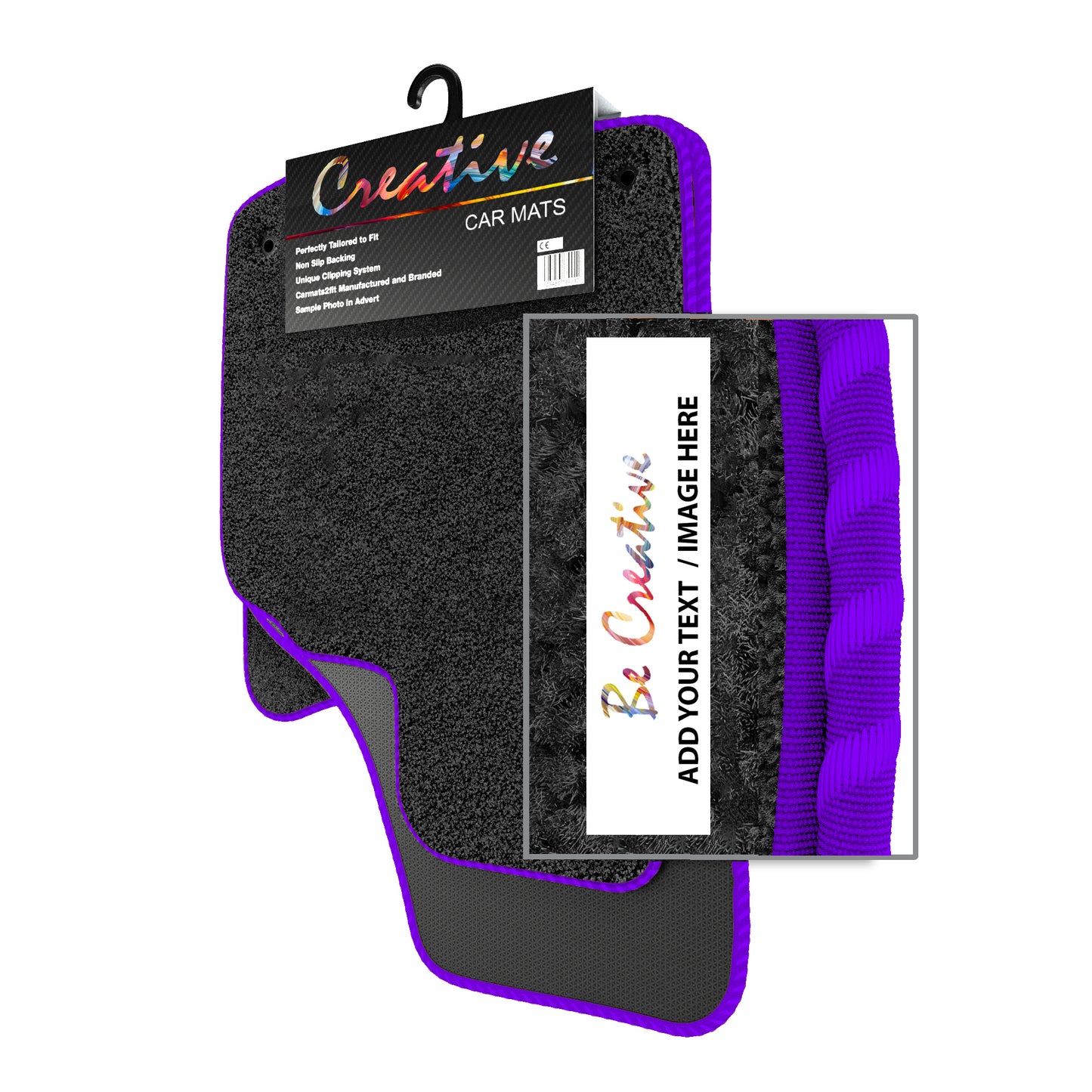 Personalised Logo Text Image Order Form for Deluxe Tailored Car Mats