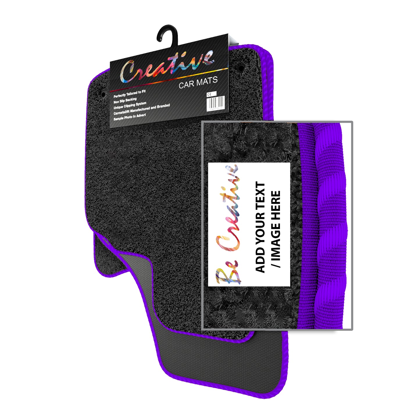 Personalised Logo Text Image Order Form for Deluxe Tailored Car Mats