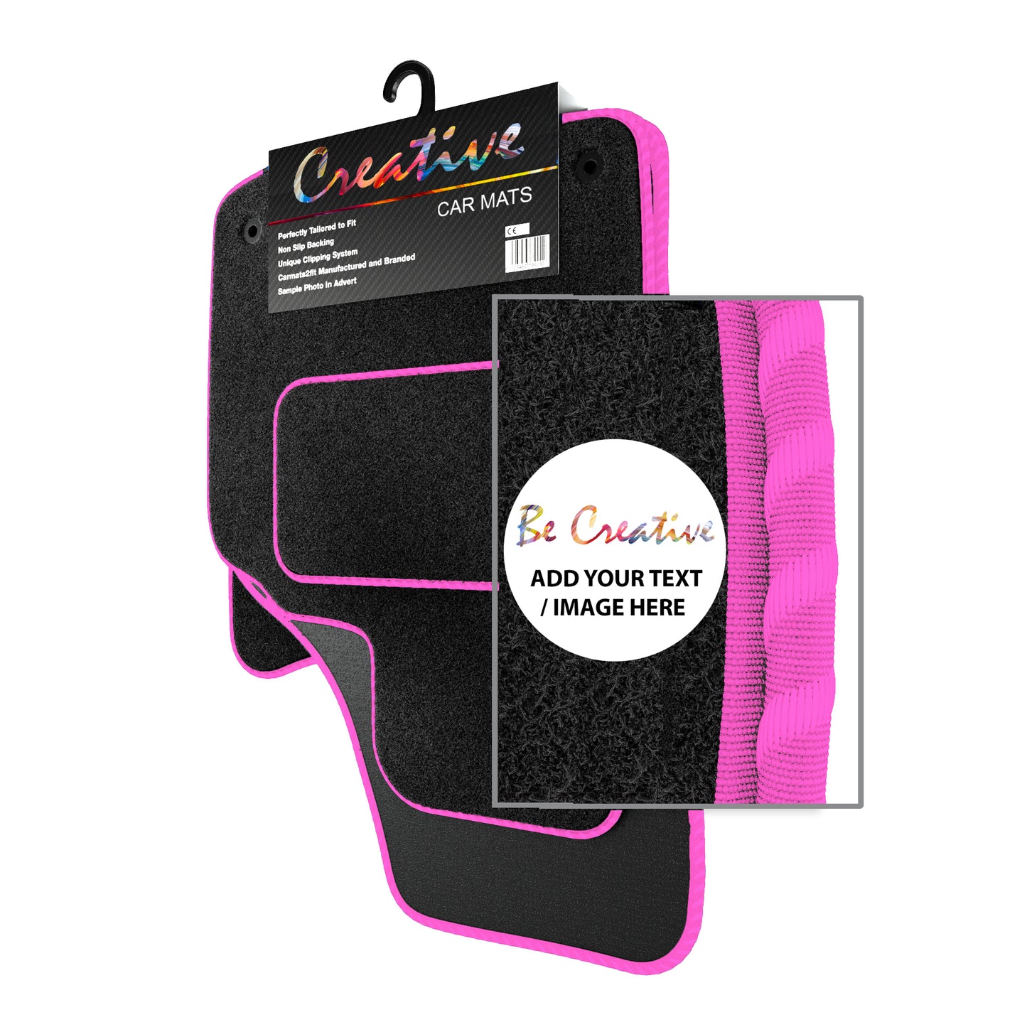 Personalised Logo Text Image Order Form for Deluxe Tailored Car Mats