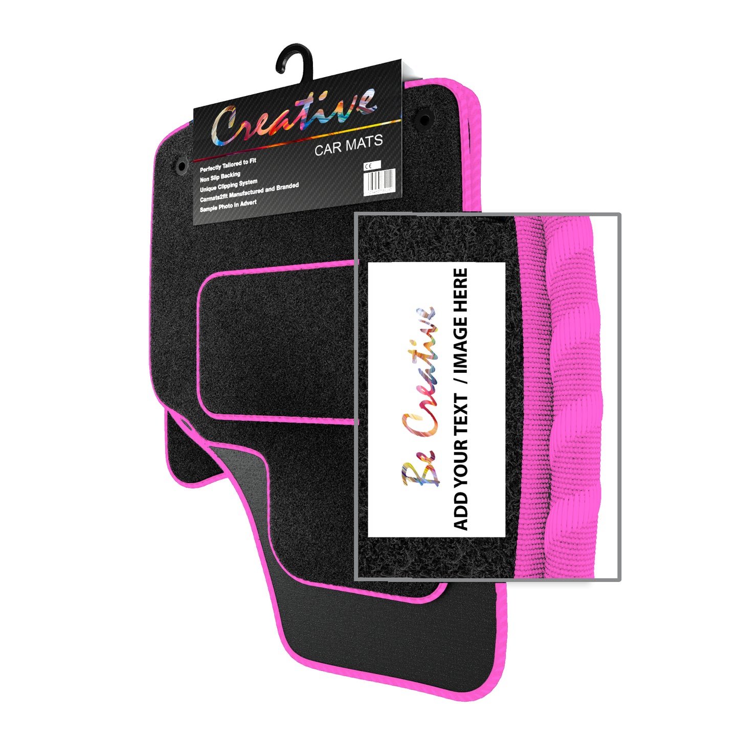 Personalised Logo Text Image Order Form for Deluxe Tailored Car Mats