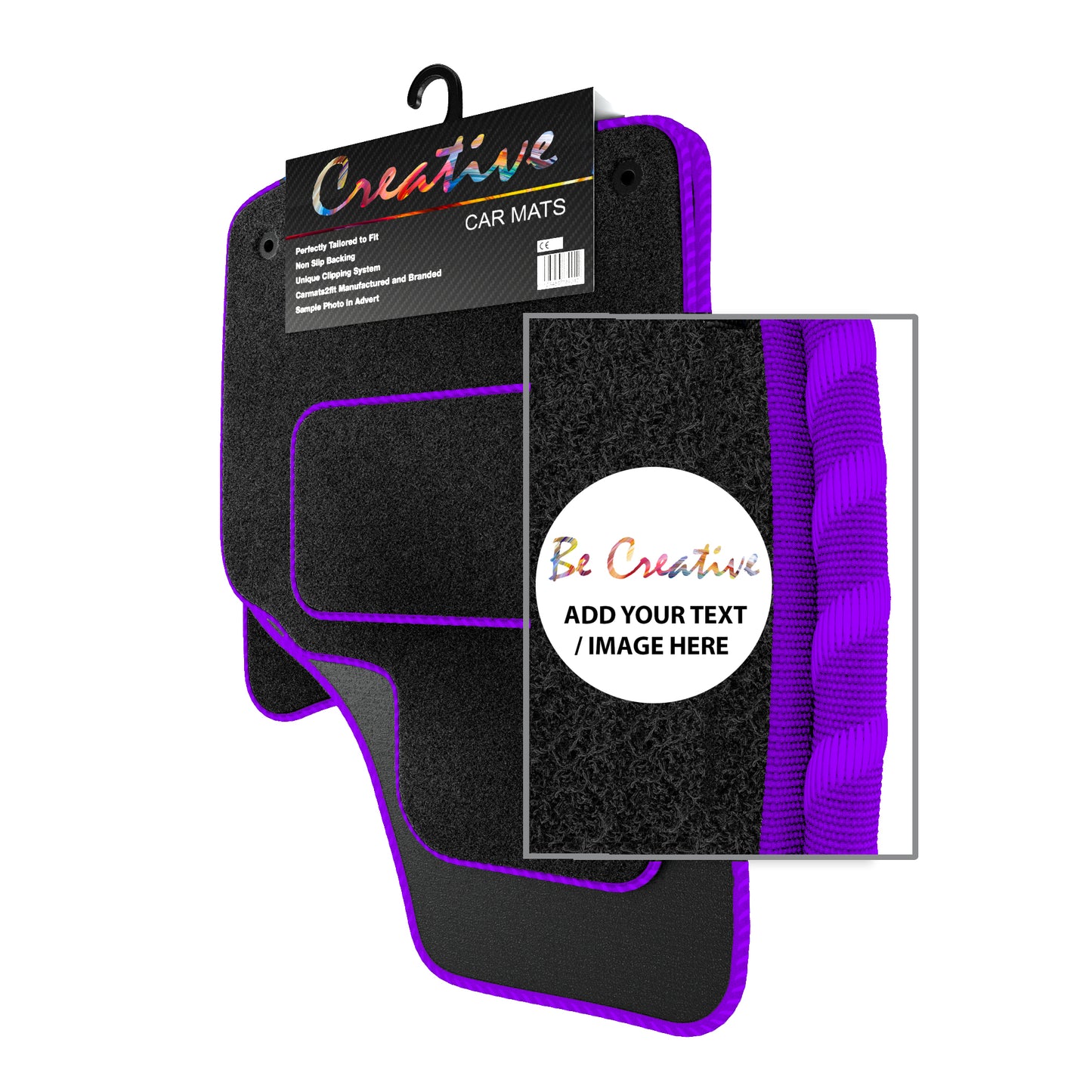 Personalised Logo Text Image Order Form for Deluxe Tailored Car Mats