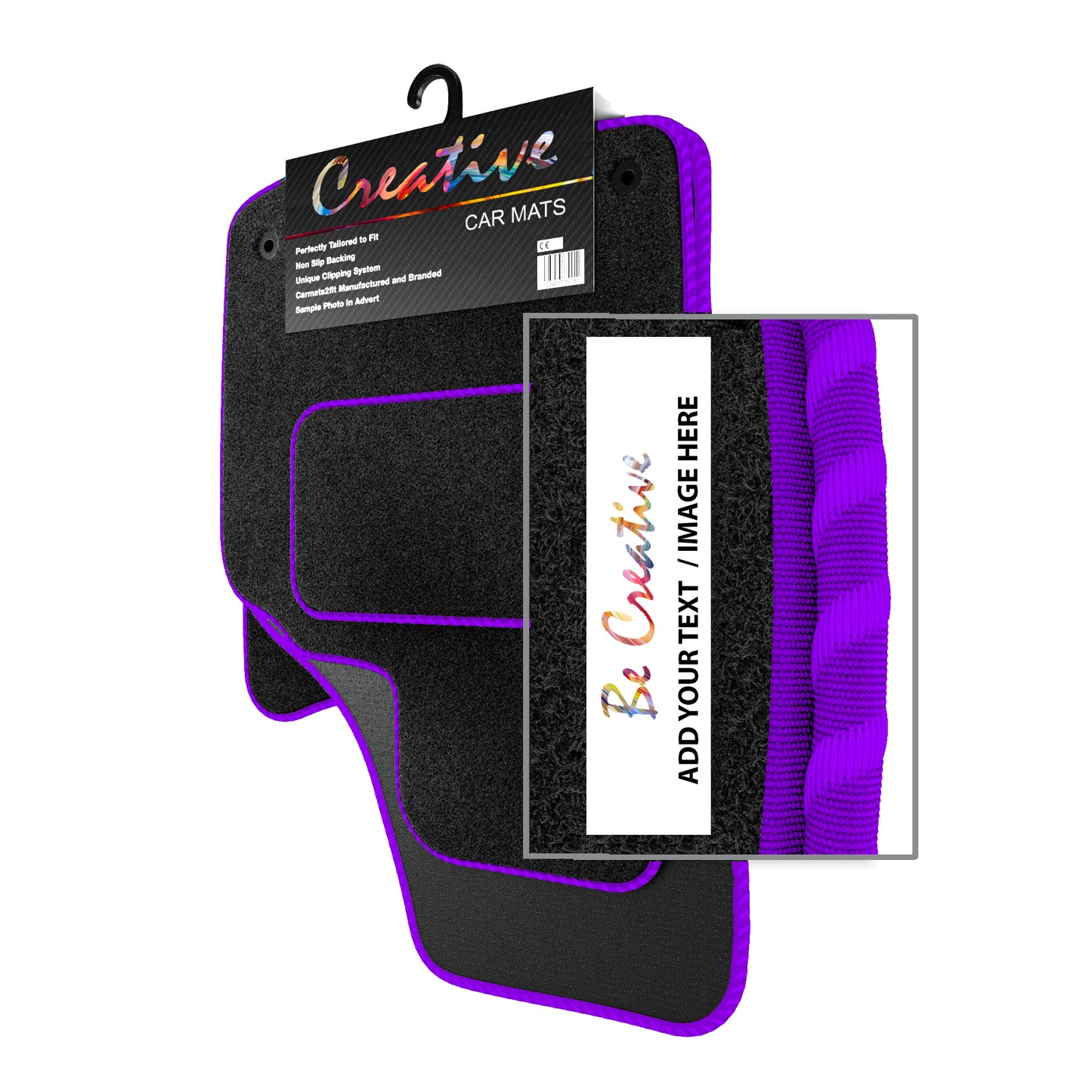 Personalised Logo Text Image Order Form for Deluxe Tailored Car Mats