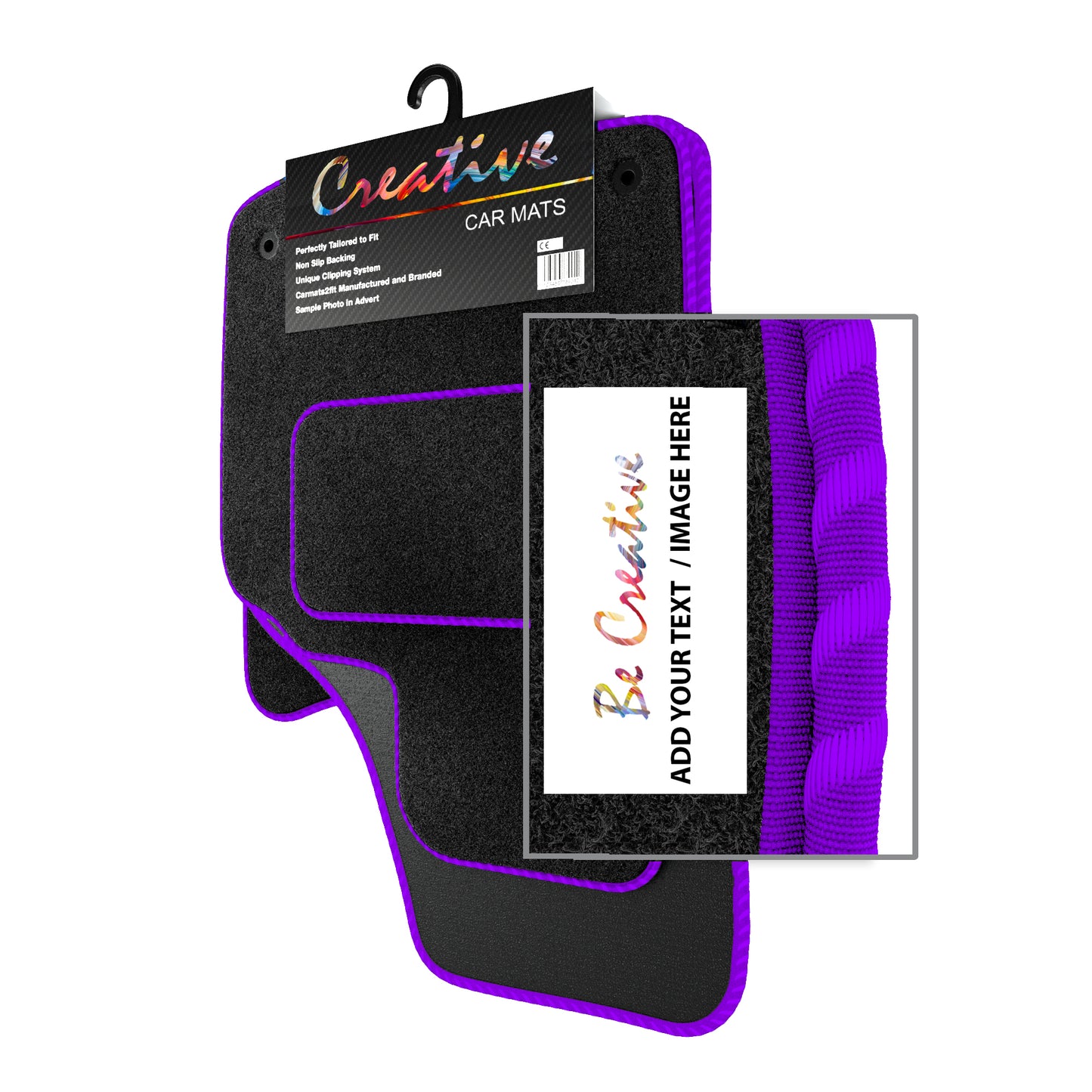 Personalised Logo Text Image Order Form for Deluxe Tailored Car Mats