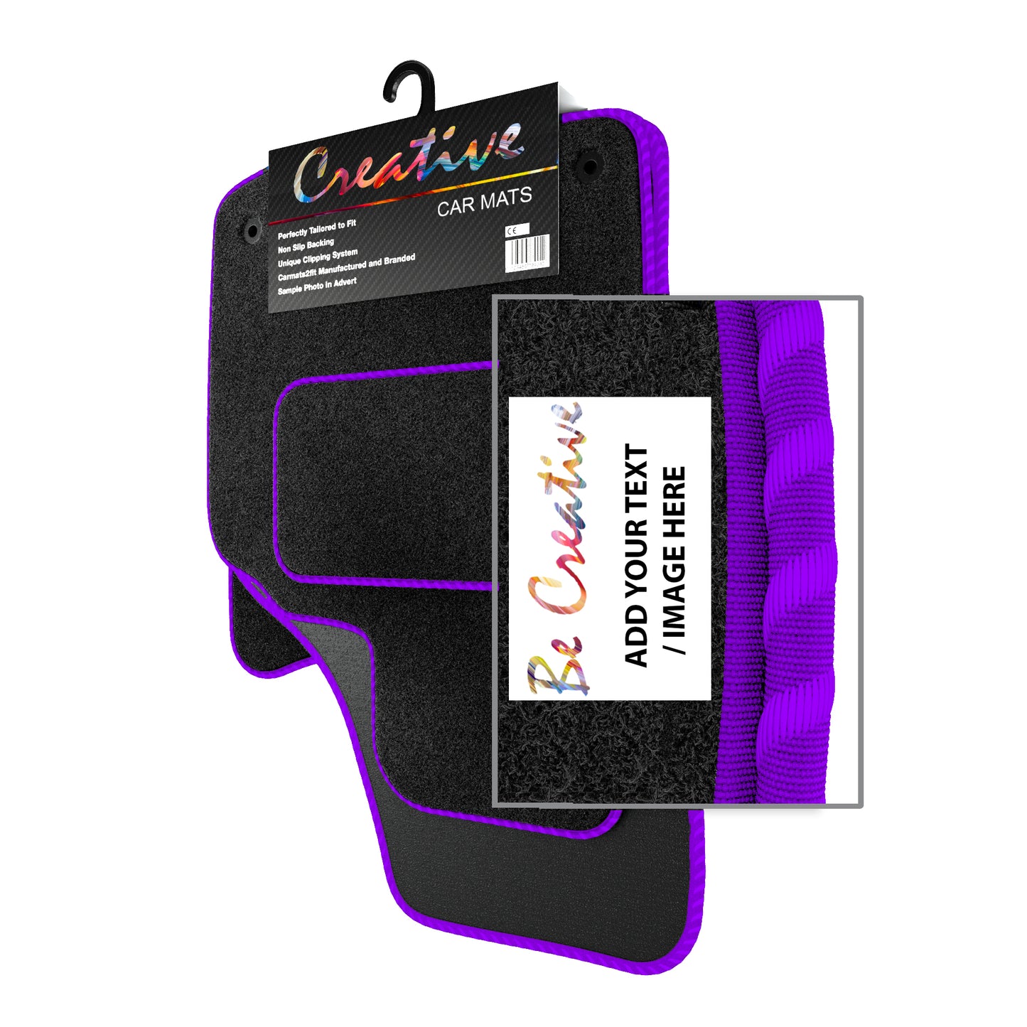 Personalised Logo Text Image Order Form for Deluxe Tailored Car Mats