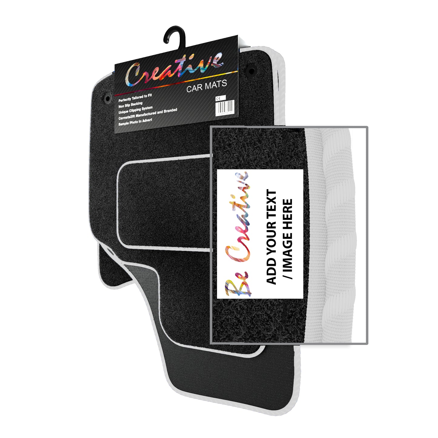 Personalised Logo Text Image Order Form for Deluxe Tailored Car Mats